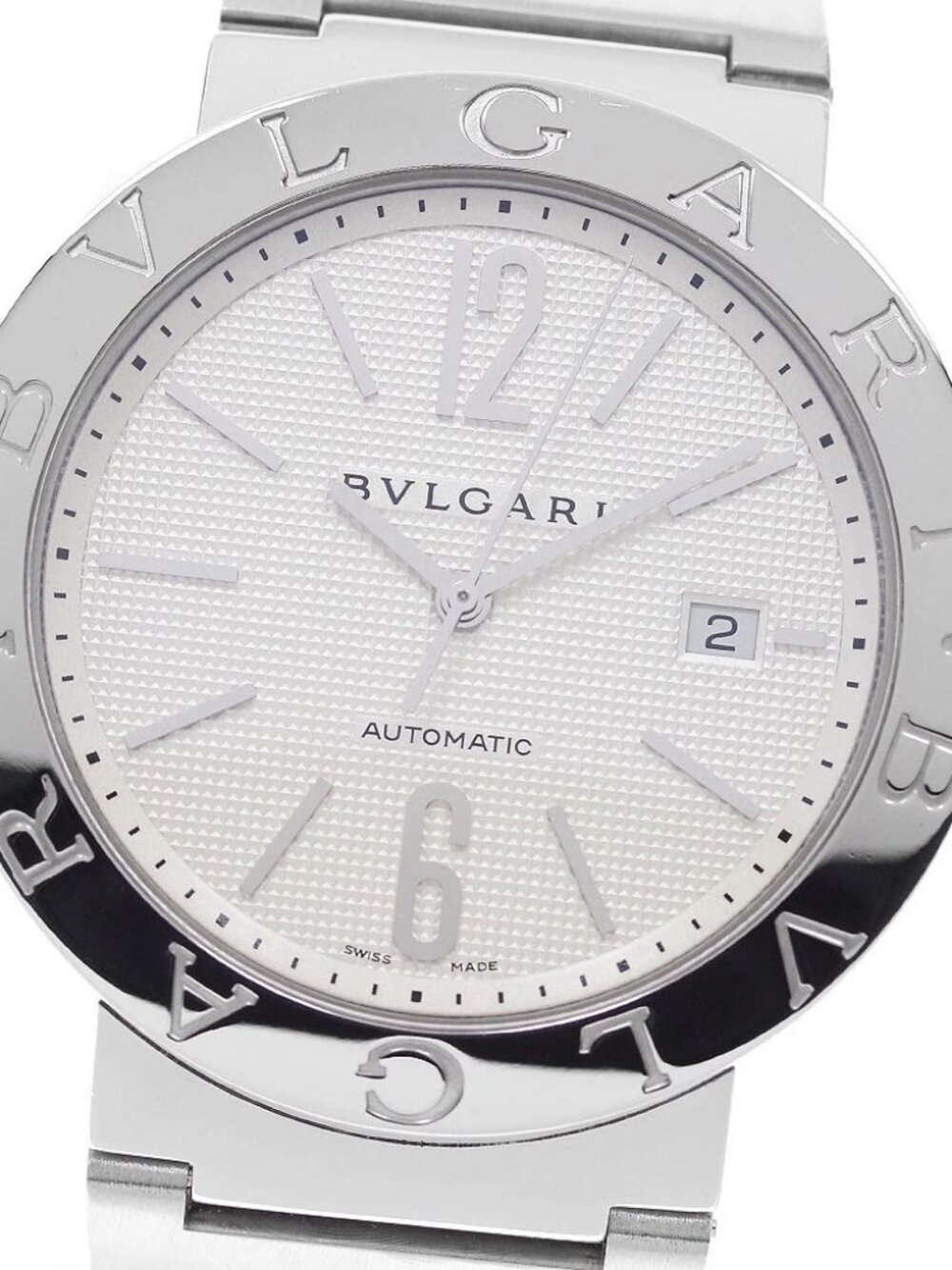 BVLGARI BVLGARIBVLGARI BB42SS Date Silver Dial Automatic Men's Watch_959594